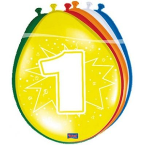 Latex Ballonnen 1 jaar 8 Stuks lucht Latex Ballonnen 1 jaar 8 Stuks lucht